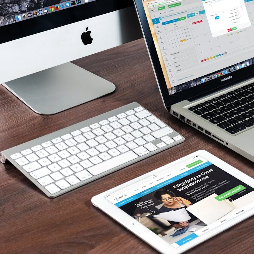 Apple MacBook and iMac